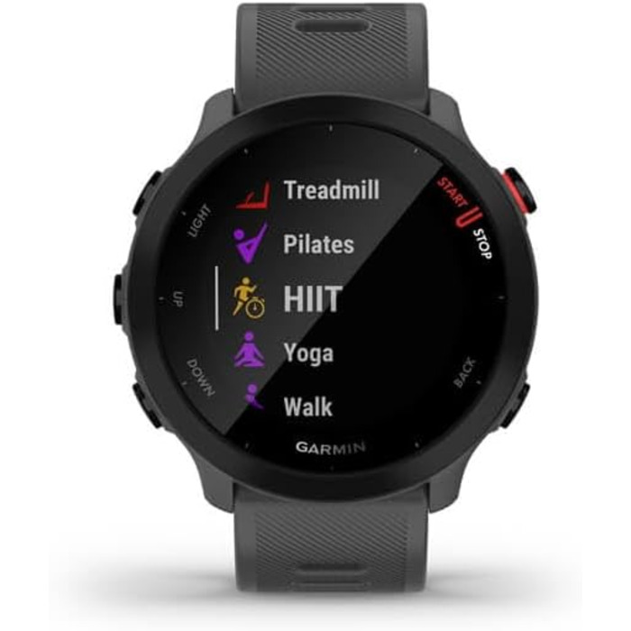 Garmin Forerunner 55 Monterra Grey - GPS-годинник для бігу та фітнесу, 010-02562-13