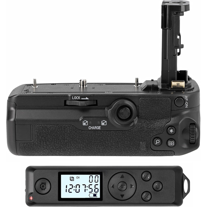 Набір батарейного хвата Ayex для Canon EOS R5, R6, R6 Mark II з таймером-пультом (замінник BG-R10)