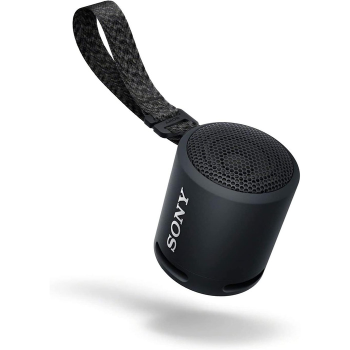 Портативна Bluetooth колонка Sony SRSXB13/B Extra Bass, чорна - Водонепроникна, USB-C, до 16 год роботи