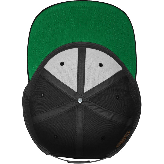 Кепка Flexfit Unisex Classic Snapback двоколірна, універсальний розмір (чорний/сірий)