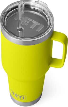 YETI Rambler 35 oz Stainless Steel Vacuum Insulated Straw Mug - Firefly Yellow
