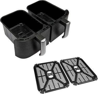 Фритюрниця Russell Hobbs SatisFry з 2 камерами, 9л, Rapid AirFryer, 9 програм, тиха робота, миється в посудомийній машині