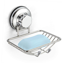 Тримач для мила з присосками SANNO, нержавіюча сталь, для ванної кімнати та кухні