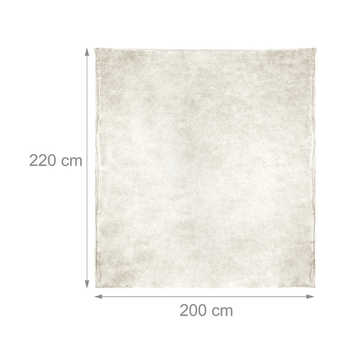 Relaxdays Extra-Large Fleece Throw Blanket