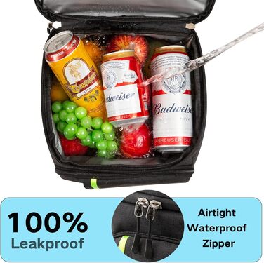 Рюкзак-холодильник PENGDA 30L - ізольований рюкзак для пікніка, кемпінгу, BBQ та подорожей. Чорний.