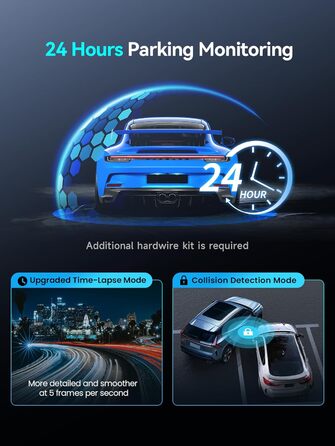 DDPAI Z60 Pro: 4K відеореєстратор з подвійними камерами STARVIS, GPS, WiFi, 32GB, 24h парковка