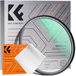 Фільтр UV K&F Concept K-Serie 55mm, Slim, Магнітний - Захист від пилу та подряпин