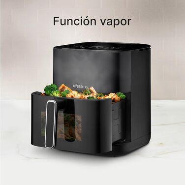 Фритюрниця Ufesa AF5000 Phantom з гарячим повітрям, 5л, Wi-Fi, App, LED-дисплей, 1500W, Amazon Exclusive