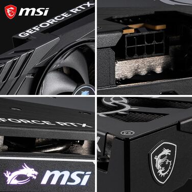 Відеокарта MSI GeForce RTX 5060 GAMING OC 8GB GDDR7, PCIe 5.0, HDMI 2.1b, DisplayPort 2.1b