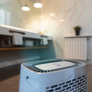 Зволожувач повітря Cecotec BigDry Series 2000: 750 мл/день, об'єм резервуару 0.6-2 л, 2 швидкості, 2 режими, площа до 25 м², функція очищення. Білий