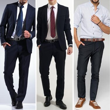 Чоловічий шкіряний ремінь Flintronic, 90/100/110/120/130 см. Металевий ремінь у стилі ретро, 33 мм. Підходить для джинсів, костюмів. Колір: чорний. Розмір: 92 (загальна довжина 100 см)