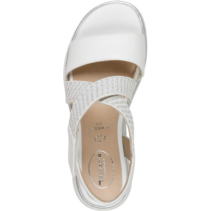 Босоніжки жіночі Tamaris Wide FIT 8-88600-44 білі, розмір 39 EU, широка колодка