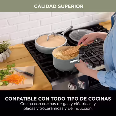 Ninja Extended Life 28cm Ceramic Frying Pan, Non-Stick Coating (No PFAs, PFOA, Lead or Cadmium), Induction Compatible, Stainless Steel Handle, Oven Safe Up to 285°C, CW90028EUUKDB