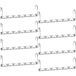 Giftol Space-Saving Metal Hangers, Metal Clothes Hangers, Magic Cascading, Clothes Organizer (8 Pieces)