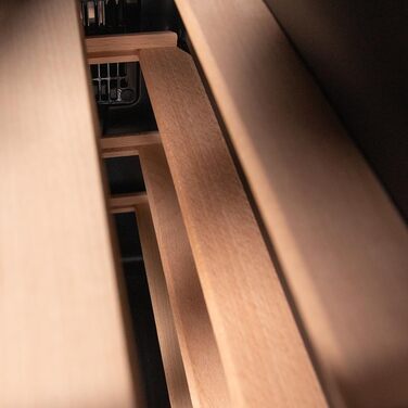 Cecotec Bolero GrandSommelier 95L Wine Cooler - Compressor, Adjustable Temp, LED, Stainless Steel & Wood Finish