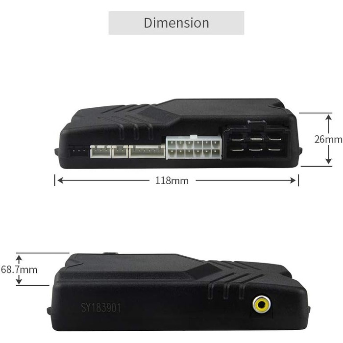 Двостороння автосигналізація Easyguard EC201-M9 з LCD-пейджером 4,4 см, дистанційним запуском, турботаймером, датчиком удару, DC12V