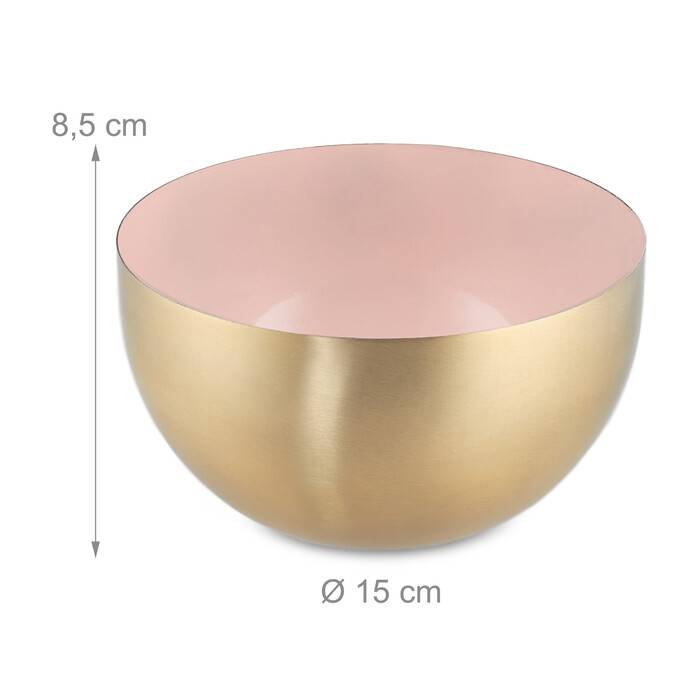 Relaxdays Two-tone stainless steel salad bowl