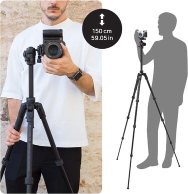 Штатив Manfrotto Befree Advanced для Sony Alpha з кріпленням Arca-Swiss, алюмінієвий
