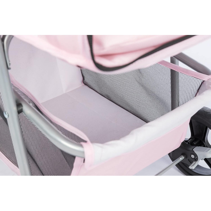 Тріксі Складаний візок для домашніх тварин (кішки та собаки), рожевий