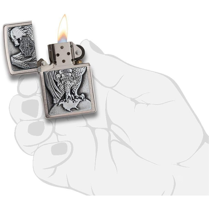 ZIPPO - Made in USA - Eagle & Globe Lighter