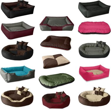 Килимок для собак BedDog® Nelly - м'який лежак для тварин, штучна шкіра, 90x60 см, пісочний/кремовий колір