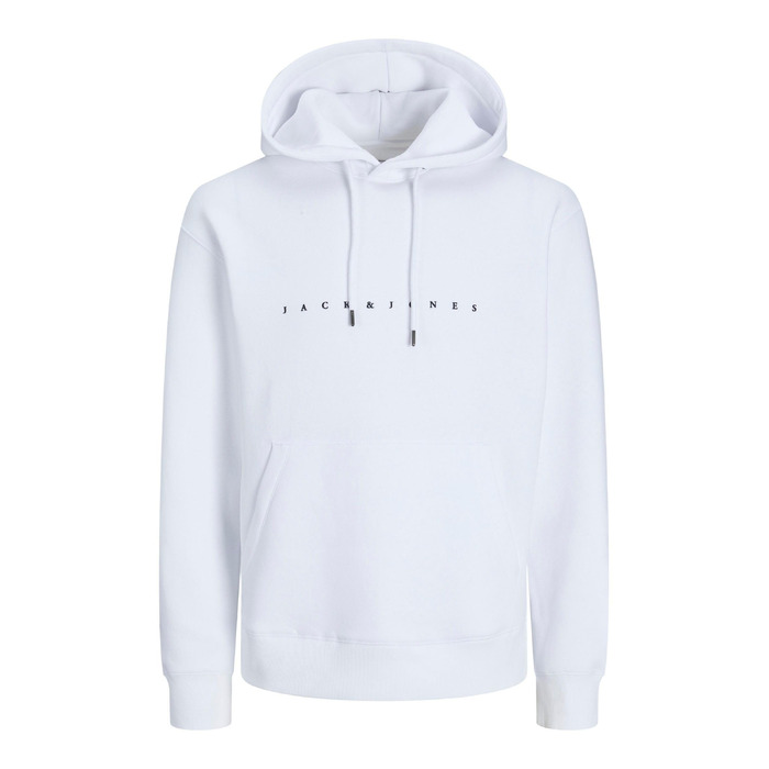 Чоловічий худі Jack & Jones JJESTAR білого кольору, Relaxed Fit, розмір XL