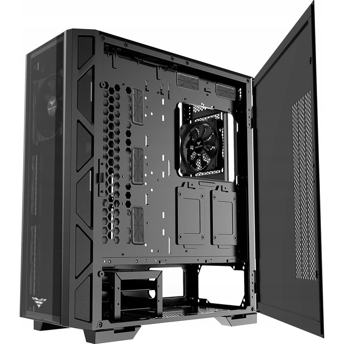 Корпус Preyon Nest Meshy Midi Tower, чорний