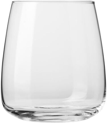 Набір келихів Krosno для білого, рожевого вина та Prosecco, 4 шт., об'єм 650/480 мл, сучасна колекція, ідеально для дому, ресторану та кухні, безпечно мити в посудомийній машині