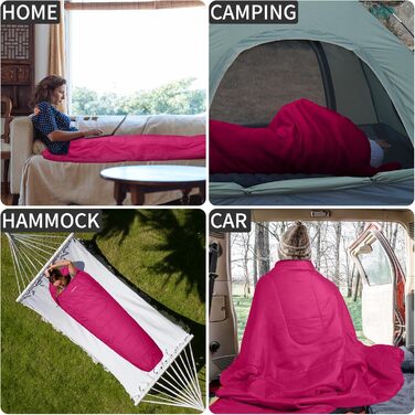 Спальний мішок 3-4 сезони Ultraleicht Mumienschlafsack (800г/1600г) для дорослих - Outdoor, кемпінг, трекінг, відпочинок в приміщенні (Rose-4 сезони)