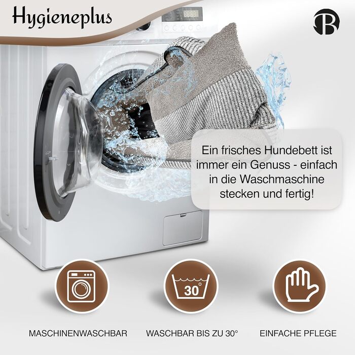 Крісло-ліжко для собак та котів, корзина для собак, диван для собак, подушка для собак, ліжко для котів, подушка для котів, зелений колір, розмір S, миється, не слизьке, знімний ковдр, плюшеве, S (L - 86x60x24 см, сірий)