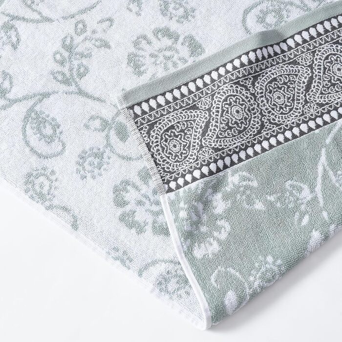 Набір рушників Modern Threads Ophelia Reh: 2 великі, 2 середні, 2 маленькі, сірий, жаккард