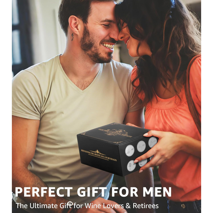 Електричний набір для копчення віскі з LED-підсвіткою, 6 ароматів деревини, без бутану, перезаряджуваний, ретро-дизайн, барний аксесуар, подарунок для чоловіків, батька, чоловіка