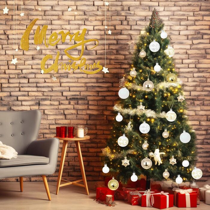 Набір прикрас на ялинку Гаоюн, 44 шт. - ялинкові кулі для святкування Різдва з родиною та друзями