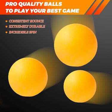 Набір для настільного тенісу, преміум якість: 2 ракетки, 3 м'ячі, сумка. Підходить для початківців, досвідчених гравців та сімейного дозвілля