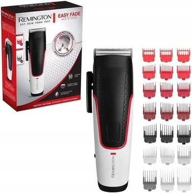 Машинка для стрижки волосся Remington Easy Fade HC500, набір із 19 насадок