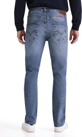 Джинси чоловічі HERO by John Medoox Denver Straight Fit, блакитний вінтаж, 31W/30L