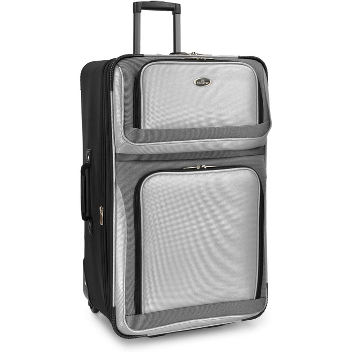 Набір валіз U.S. Traveler New Yorker (4 шт) - червоний, легкий, м'який, розширюваний