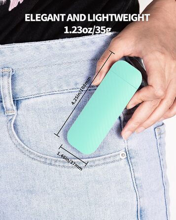 LED-ліхтарик для читання Wiederaufladbares Buchlicht: ультралегкий, з 3 кольорами та 5 рівнями яскравості, диммер, модний, портативний, для книголюбів (Синій)