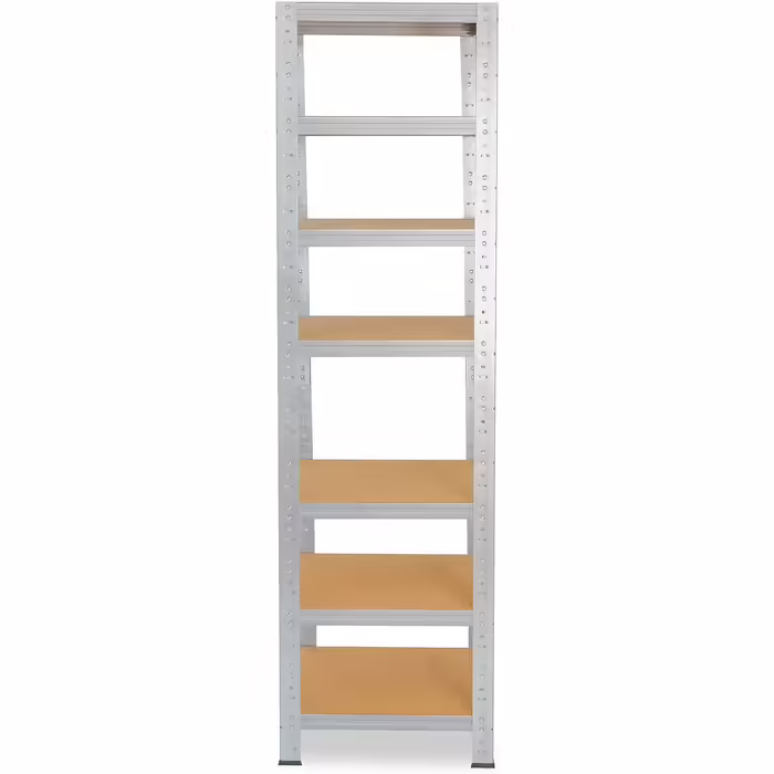 Металеві стелажі Shelfplaza® 200x100x40 см: 7 поличок, вантажопідйомність 125 кг, для підвалу, гаража, майстерні, складу