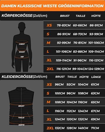 Жіноча грілка для тіла з Powerbank 16000mAh - Грілка з 9 зонами обігріву та 3 рівнями температури, для активного відпочинку, туризму та катання на лижах, чорного кольору, розмір S
