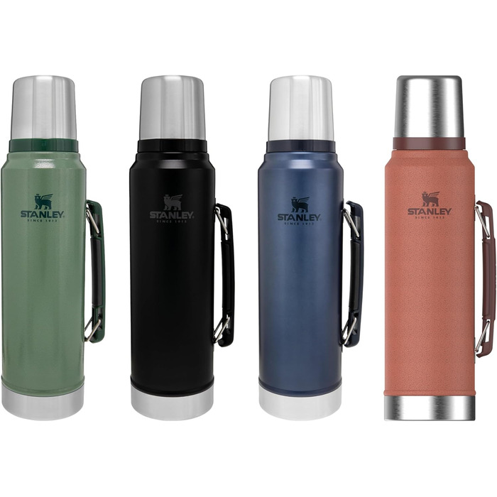 Термос Stanley Classic Legendary: 1041 мл, зелений, нержавіюча сталь, 15-48 годин, BPA-Free, для напоїв