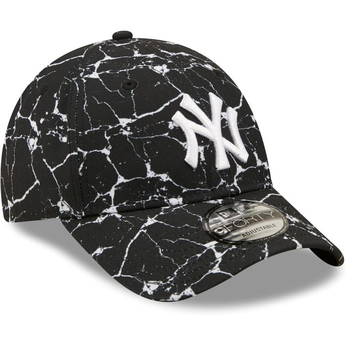 Кепка New Era Basecap 9Forty з регульованим розміром, особливі дизайни, вигнутий козирок, логотип, універсальний розмір, New York Yankees #35280