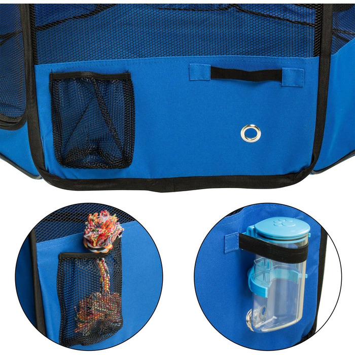 Клітка-манеж для цуценят та дрібних тварин XL, з 8 панелей, розкладний, знімний