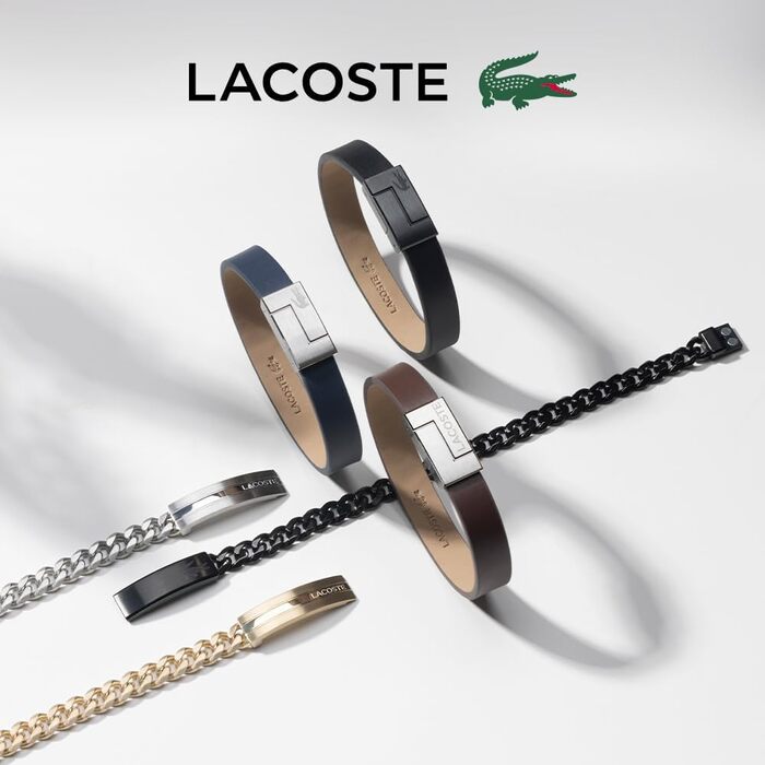 Браслет Lacoste ADVENTURER чоловічий з гравіюванням, нержавіюча сталь - 2040091