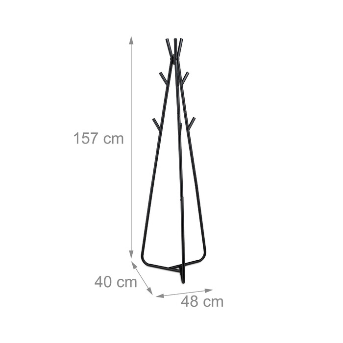 Relaxdays Triangular Metal Coat Rack