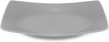 Сервіз Konsimo для 6 осіб (18 предметів) - EPIRI - Сучасний посуд з кераміки сірого кольору