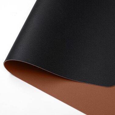 Підкладка на стіл двостороння антиковзаюча, килимок для миші та ноутбука, органайзер для офісу, штучна шкіра, 40 x 80 см / 80 x 40 см