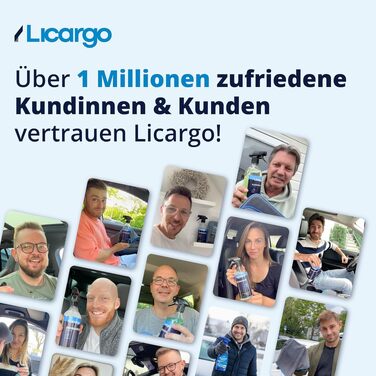Набір мікрофібр для авто LICARGO (4 шт), 1100 GSM, 40x40 см — високопоглинаючі рушники для сушіння та полірування кузова, безворсові, сірі