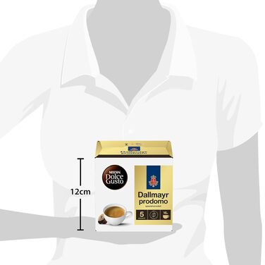 Кавові капсули Nescafé Dolce Gusto Dallmayr Prodomo, 16 шт (набір 3 упаковки)