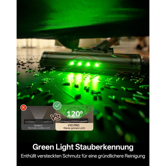 Бездротовий акумуляторний пилосос Vexilar V10PRO 6-в-1 з LED, потужність 450W, час роботи 45 хв, сила всмоктування 45000Pa. Підходить для твердих поверхонь, килимів та видалення шерсті тварин. Компактний, легкий, з телескопічною трубою. Колір: Рожевий.